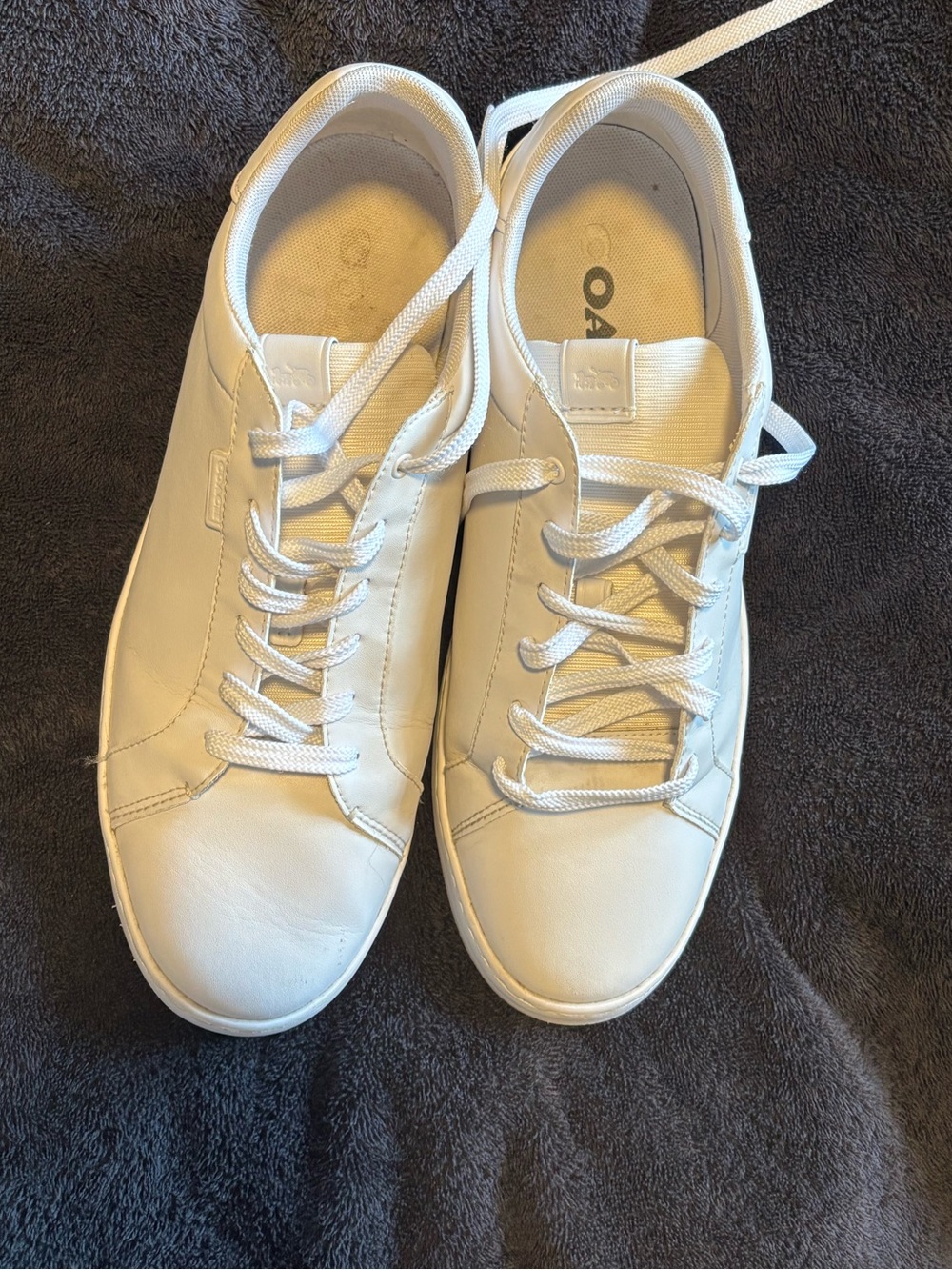 Coach white men’s sneakers - US 13/EU 47